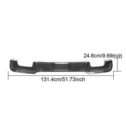 Rear Bumper Diffuser Carbon Fiber V1 (for E90 M Sport) for BMW 3 series E-90/91/92/93 2005-2011 - image 12