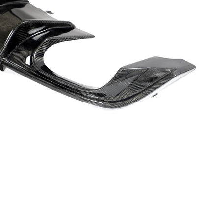 Rear Bumper Diffuser V1 (for S-Line 2016-2020, Carbon) for Audi A5 2016-2025 - image 12