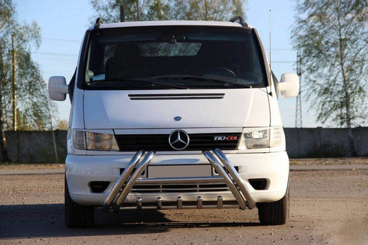 The WT01 bumper guard (stainless) for Mercedes Vito W638 1996-2003 - Reelken Auto