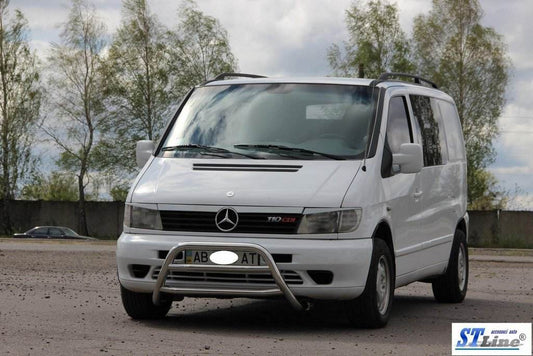 The WT022 bumper guard (stainless) for Mercedes Vito W638 1996-2003 - Reelken Auto