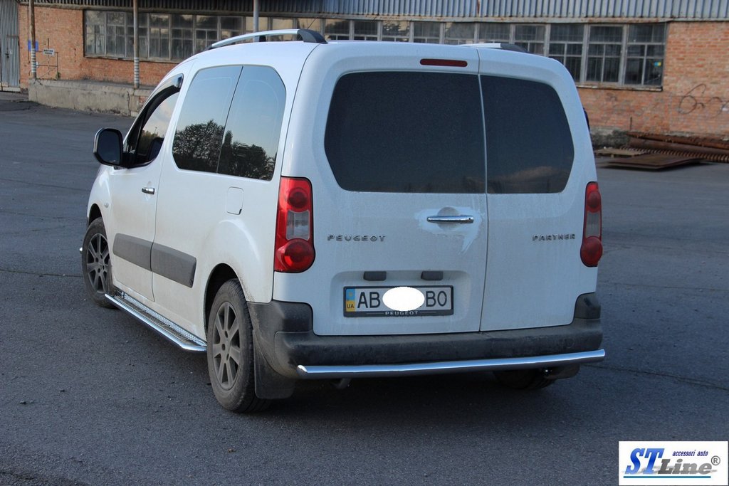 Back protection AK002 (stainless) for Peugeot Partner Tepee 2008-2018 - image 3