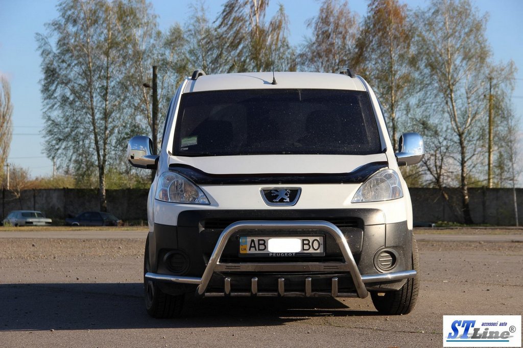 Bull Bar WT003-Plus (Stainless Steel) for Peugeot Partner Tepee 2008-2018 - image 3