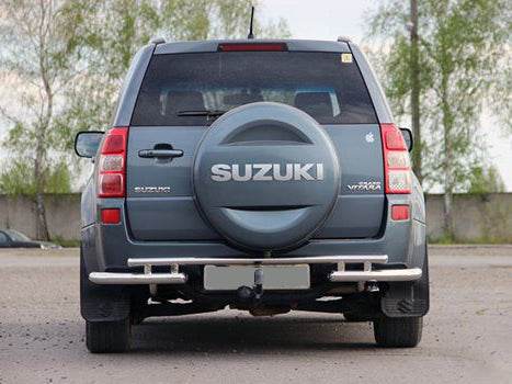 Back protection AK005-3 (stainless) for Suzuki Grand Vitara 2005-2017 - Reelken Auto