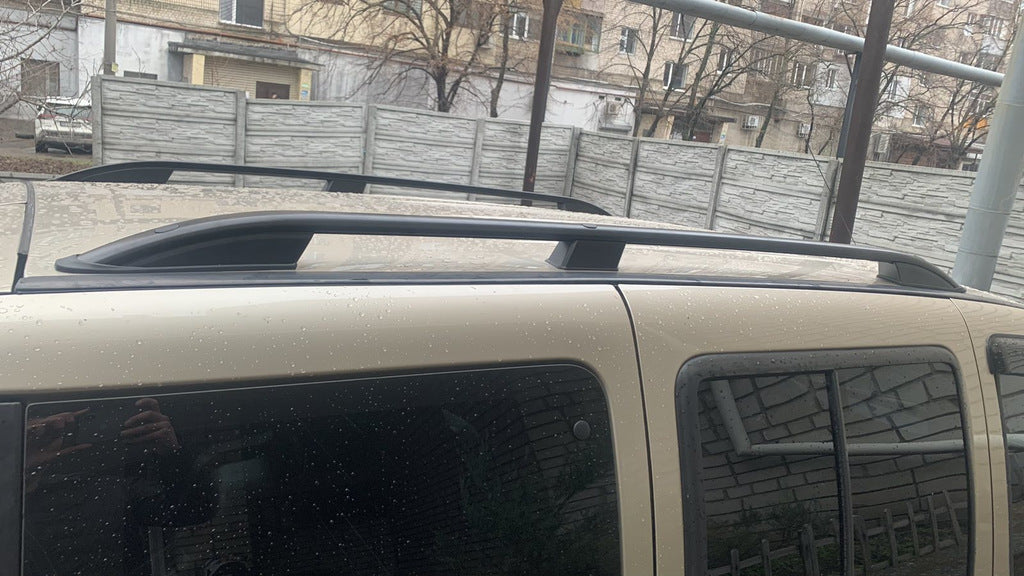 Skyport Roof Rails (black) for Fiat Doblo I 2005-2010 - image 1