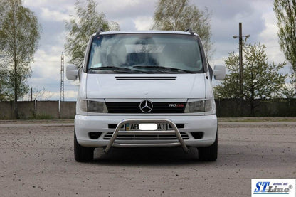 The WT022 bumper guard (stainless) for Mercedes Vito W638 1996-2003 - Reelken Auto