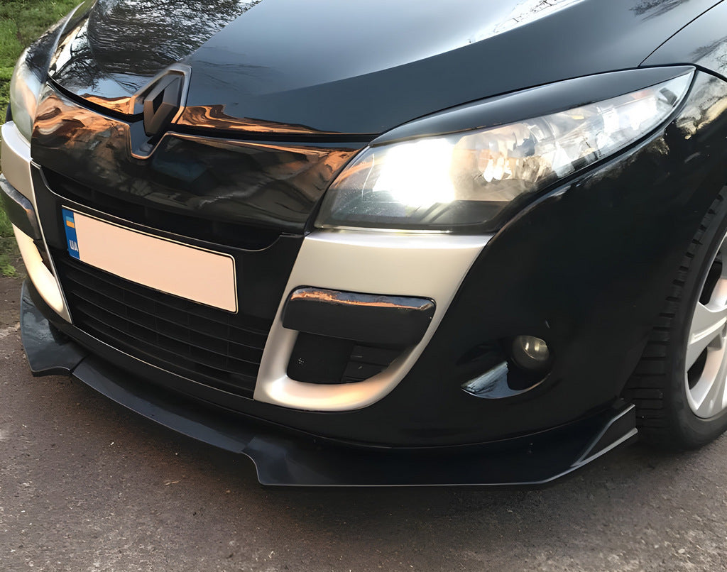 Universal Front Lip Spoiler DPT V-1 (ABS, Gloss Black) - image 2