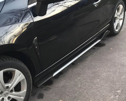 Universal overlays on side sills Niken Gray (ABS) (4pcs) - Reelken Auto