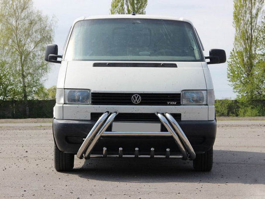 The WT01 bumper guard (stainless) for Volkswagen T4 Transporter - Reelken Auto