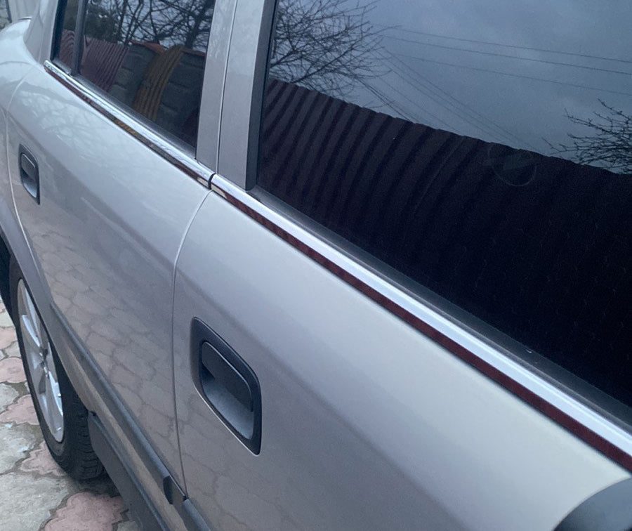 Chrome Window Trim (4 pcs) for Opel Astra G classic 1998-2012 - image 5
