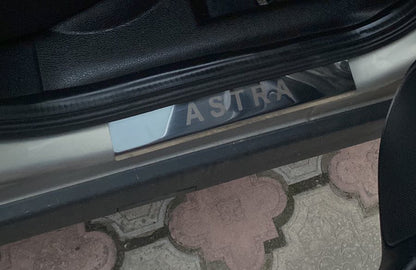 Carmos Door Sill Protectors (4 pcs, Stainless Steel) for Opel Astra G classic 1998-2012 - image 3