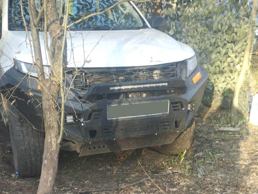 Front bumper with crankcase protection Dakar (2019+) for Mitsubishi L200 2015-2024 - Reelken Auto