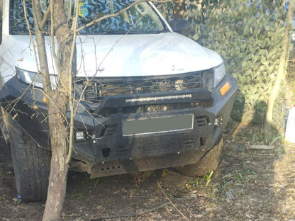 Front bumper with skid plate Dakar (2019+) for Mitsubishi L200 2015-2024 - image 4