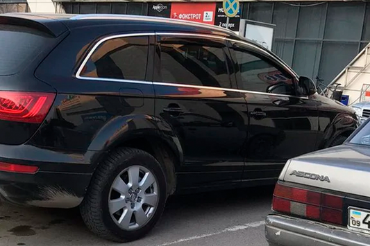 Window Deflectors (4 pcs, HIC) for Audi Q7 2005-2015 - image 2