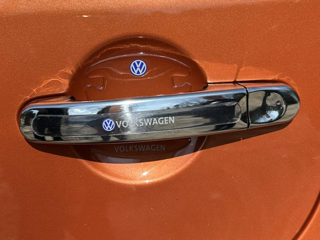 Pads on handles (4-piece, stainless steel) for Volkswagen Touran 2010-2015 - image 4