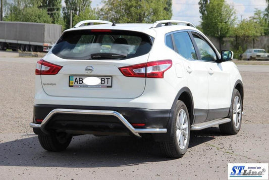 Back arc AK007-Plus (stainless) for Nissan Qashqai 2014-2021 - Reelken Auto