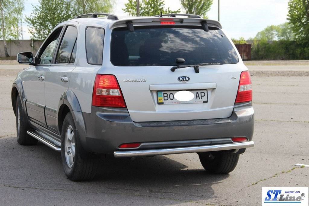 Back arc AK002 (stainless) for Kia Sorento I BL 2002-2009 - Reelken Auto