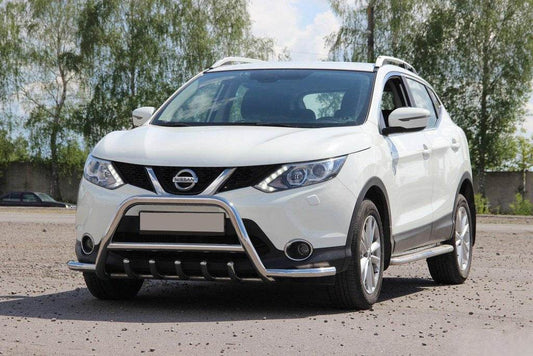 Kengurâtnik WT003-Plus (stainless) for Nissan Qashqai 2014-2021 - Reelken Auto
