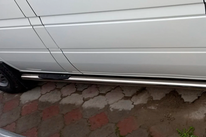 Side Pipes (2 pcs, Stainless Steel) for Mercedes Sprinter W901/902/903/904/905 1995-2006 - image 2