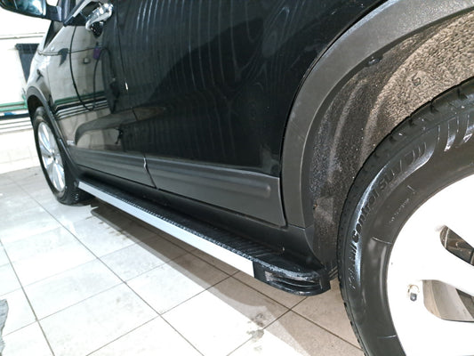 Lateral platforms Maya V1 (2 pieces, aluminum) for Kia Sorento II XM 2009-2014 - image 1