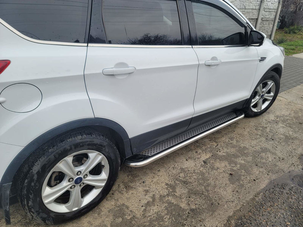 Maydos V2 side sills (2 pcs., Aluminum + stainless steel) for Ford Kuga/Escape 2013-2019 - image 3