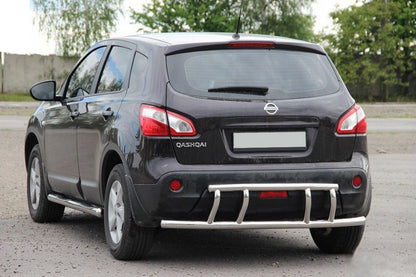 Rear Bar AK011 (Stainless Steel) for Nissan Qashqai 2007-2010 - image 1