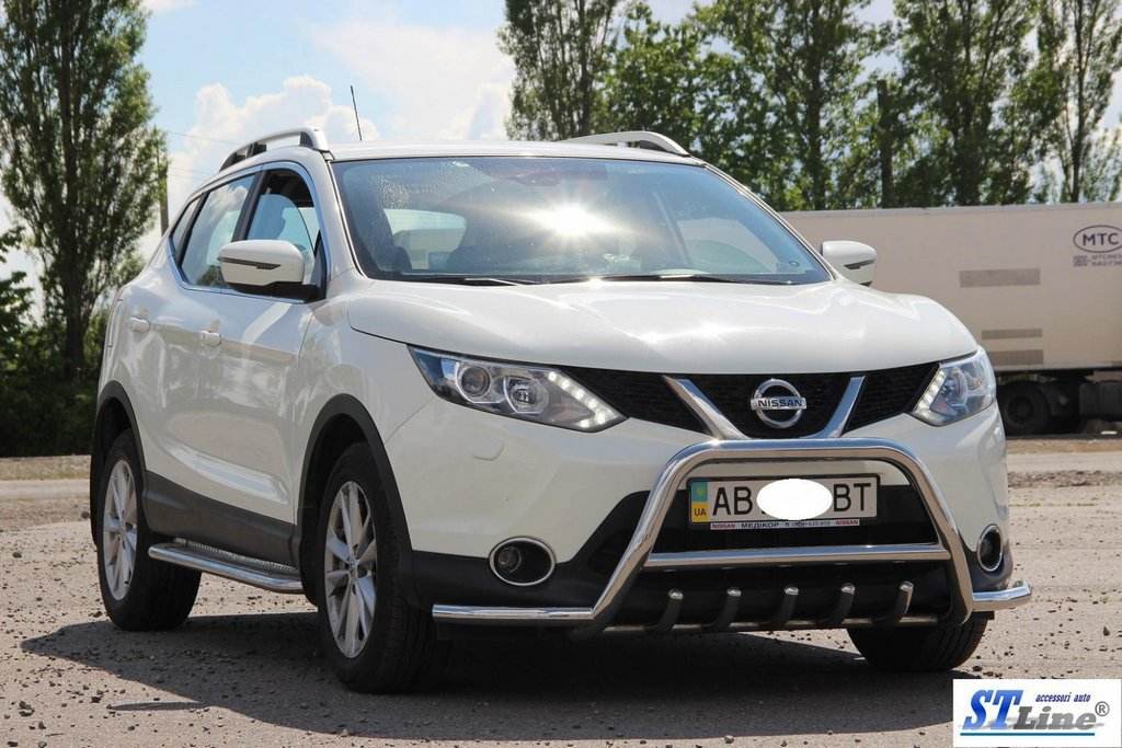 Kengurâtnik WT003-Plus (stainless) for Nissan Qashqai 2014-2021 - Reelken Auto