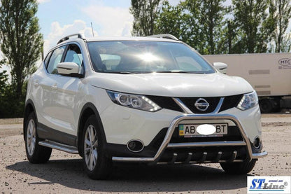 Kengurâtnik WT003-Plus (stainless) for Nissan Qashqai 2014-2021 - Reelken Auto