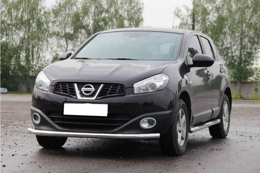 Front Bar ST008 (Stainless Steel) for Nissan Qashqai 2010-2014 - image 2