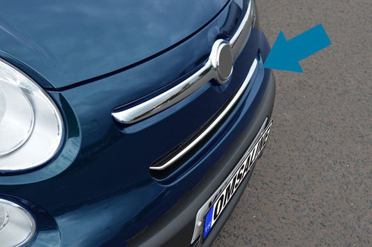 Grille Covers (Rockstar, Stainless Steel) for Fiat 500/500L 2013-2022 - image 1