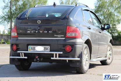 Back protection AK005-2 (stainless) for SsangYong Action 2006↗ - Reelken Auto