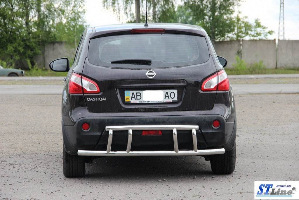 Back arc AK011 (stainless) for Nissan Qashqai 2010-2014 - Reelken Auto