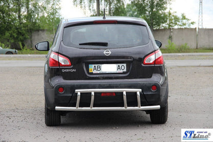 Rear Bar AK011 (Stainless Steel) for Nissan Qashqai 2010-2014 - image 3