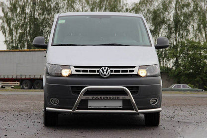 The WT007ST bumper guard (stainless) for Volkswagen T5 2010-2015 - Reelken Auto