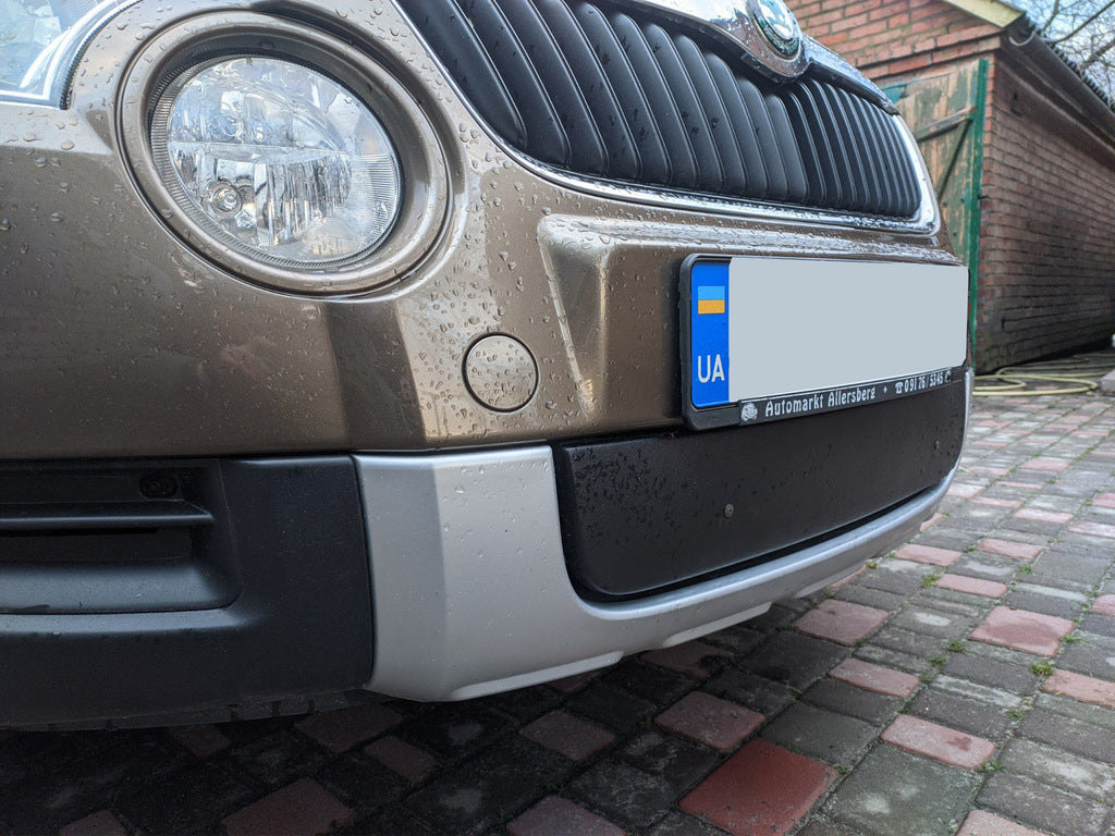 Winter grille cover (lower, 2009-2013) for Skoda Yeti 2009-2017 - image 3