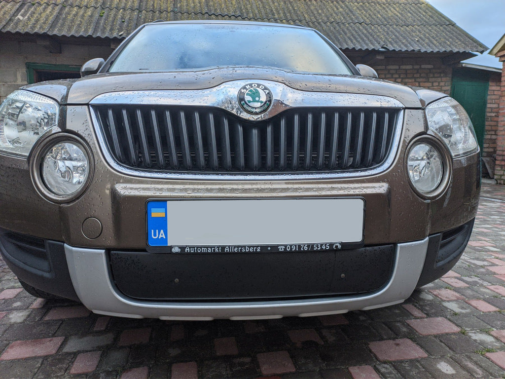 Winter cover on the grille (lower, 2009-2013) for Skoda Yeti 2009-2017 - image 1