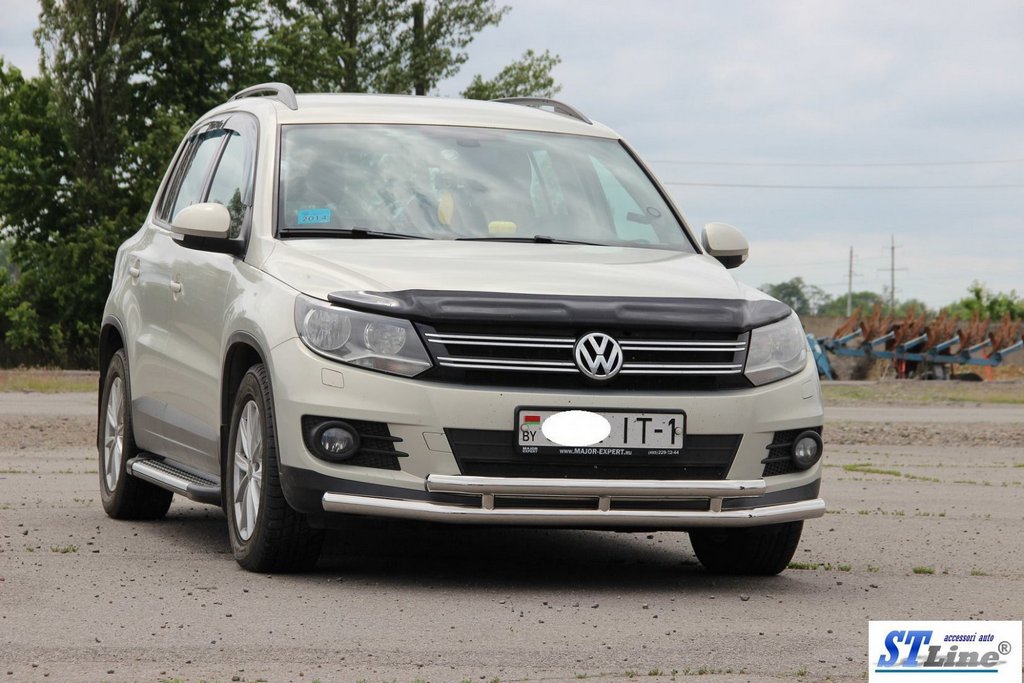 Front Bar ST016 (Stainless Steel) for Volkswagen Tiguan 2007-2016 - image 2