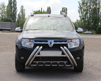 The WT01 bumper guard (stainless) for Renault Duster 2008-2017 - Reelken Auto