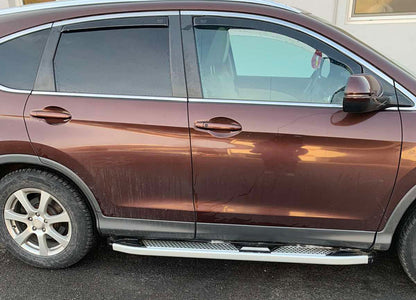 Side Steps Mevsim Grey (2 pcs, Aluminum) for Honda CRV 2012-2016 - image 2