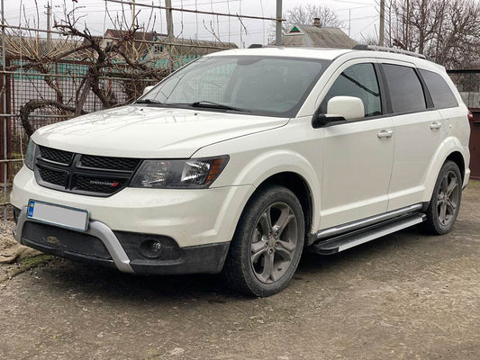 Lateral platforms Maya V1 (2 pieces, aluminum) for Dodge Journey 2008↗ - Reelken Auto