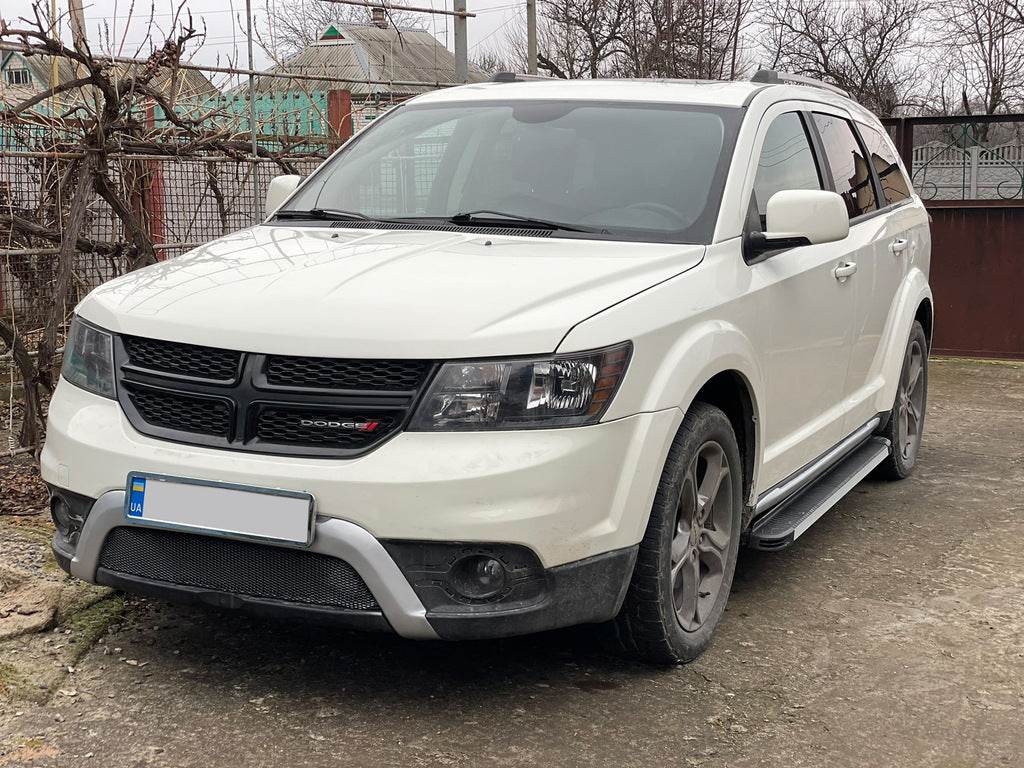 Lateral platforms Maya V1 (2 pieces, aluminum) for Dodge Journey 2008↗ - Reelken Auto