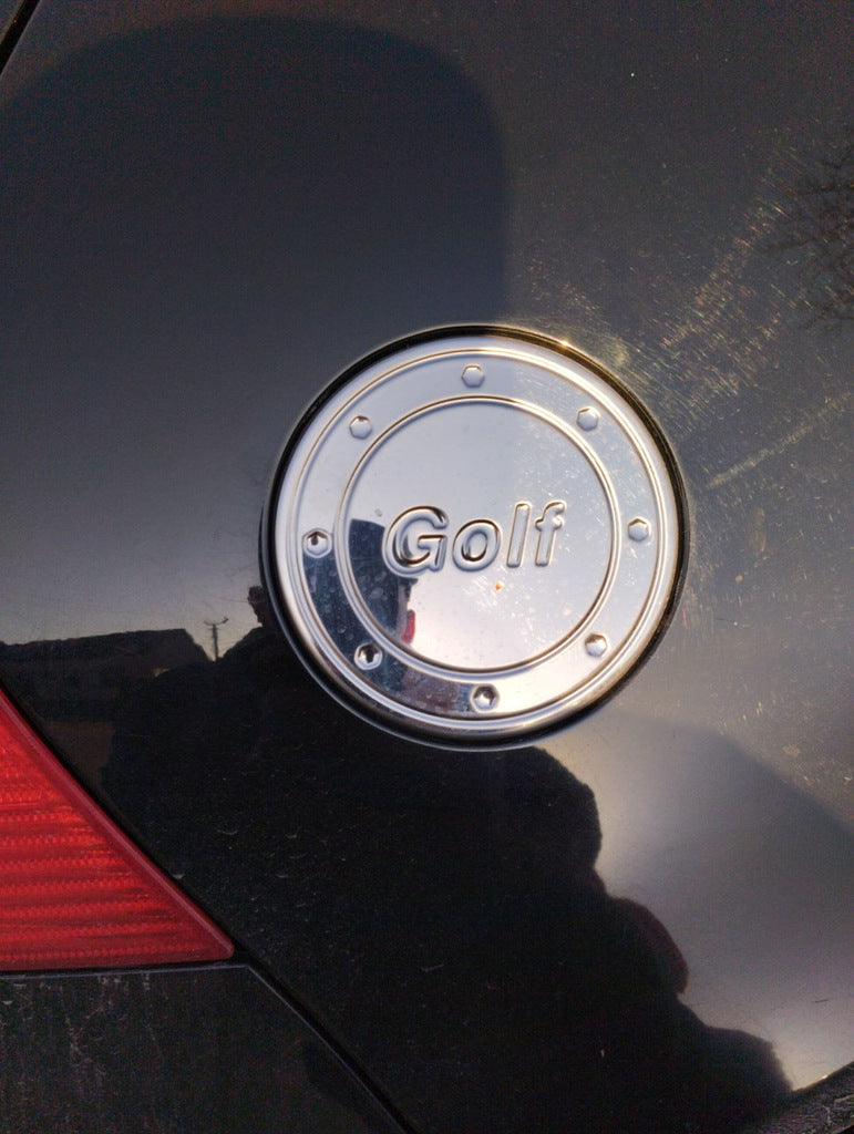 Chrome Fuel Cap Cover (Stainless Steel) for Volkswagen Golf 4 1997-2006 - image 1