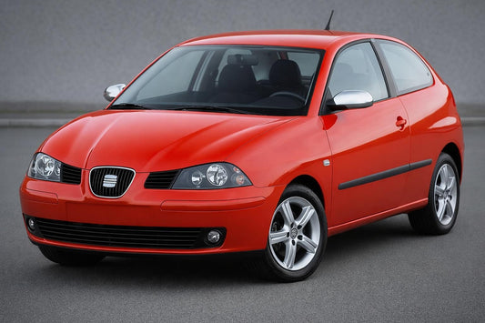 Chrome Mirror Covers (2000-2002, 2 pcs, plastic) for Seat Ibiza 2002-2009 - image 1