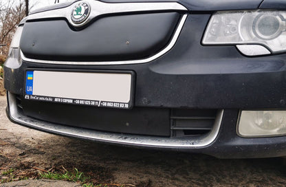Winter cover on the grille (lower, 2008-2013) for Skoda Superb 2009-2015 - image 3