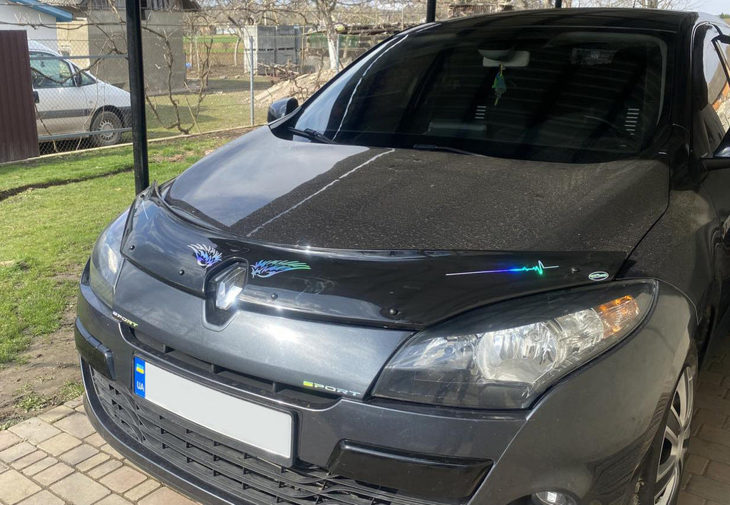 Hood Deflector 2009-2013 (EuroCap) for Renault Megane III 2009-2016 - image 4