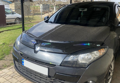 Hood Deflector 2009-2013 (EuroCap) for Renault Megane III 2009-2016 - image 4