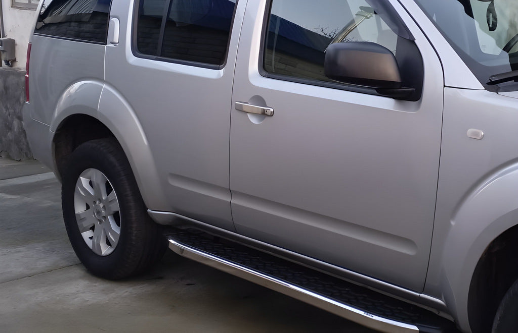 Covers for handles (2 pcs, stainless steel) for Nissan Pathfinder R51 2005-2014 - image 4