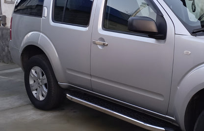 Covers for handles (2 pcs, stainless steel) for Nissan Pathfinder R51 2005-2014 - image 4