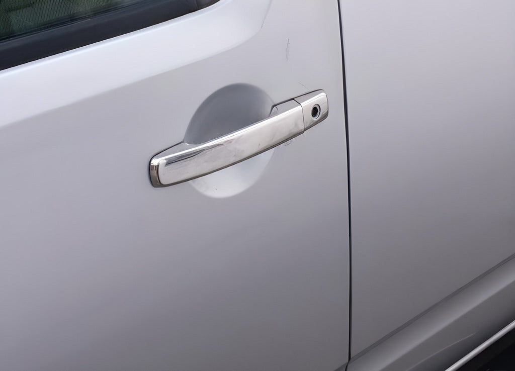 Chrome Door Handle Covers (2 pcs, Stainless Steel) for Nissan Pathfinder R51 2005-2014 - image 3