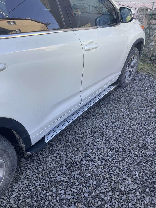 Side Steps Original Design (for EU and USA, 2 pcs, Aluminum) for Toyota Highlander 2013-2019 - image 2