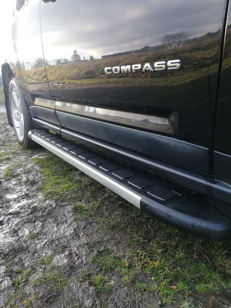 Side Steps Duru (2 pcs, Aluminum) for Jeep Compass 2006-2016 - image 1